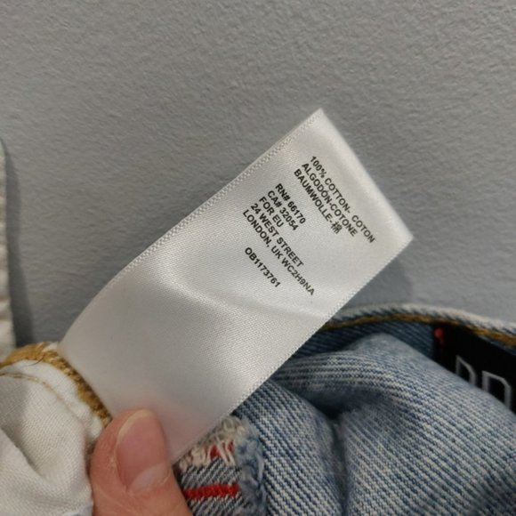 BDG Slim Straight Denim Jeans Size 24 - Picture 8 of 8